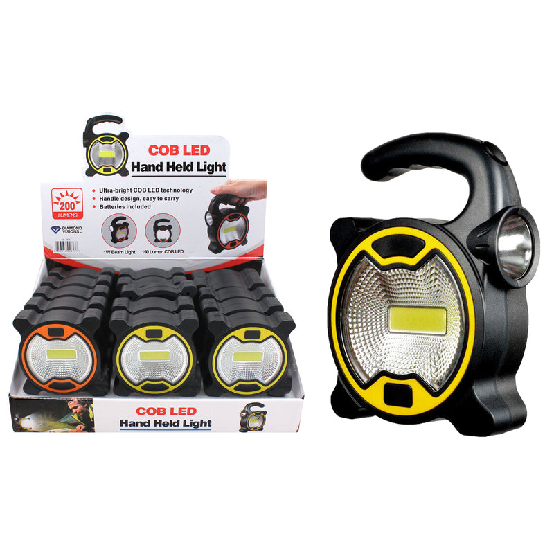 Diamond Visions COB Hand-Held Worklight Plastic 1 pc, Pack of 15