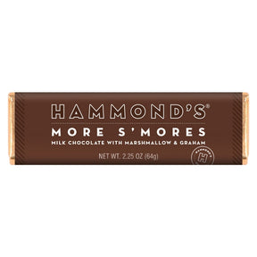 Hammond's Candies More Smores Milk Chocolate Candy Bar 2.25 oz, Pack of 12