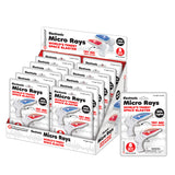 Playmaker Toys Micro Rays Space Blaster Toy 2 pc, Pack of 12