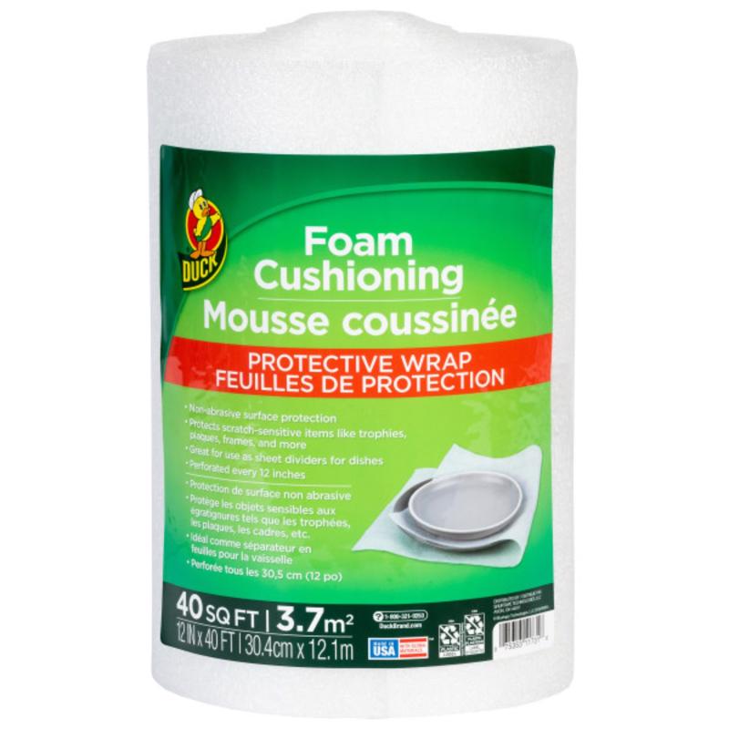 Duck 12 in. W X 40 ft. L Foam Cushioning Roll