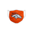 FOCO Household Multi-Purpose Denver Broncos Face Mask Multicolored 1 pk