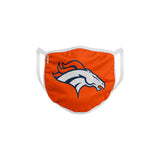 FOCO Household Multi-Purpose Denver Broncos Face Mask Multicolored 1 pk