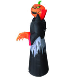 Celebrations Four Season 8 ft. LED Prelit Spinning Pumkin Head Inflatable