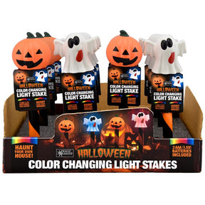 Magic Seasons Color Changing 12 in. Light Stake Pathway Decor, Pack of 12