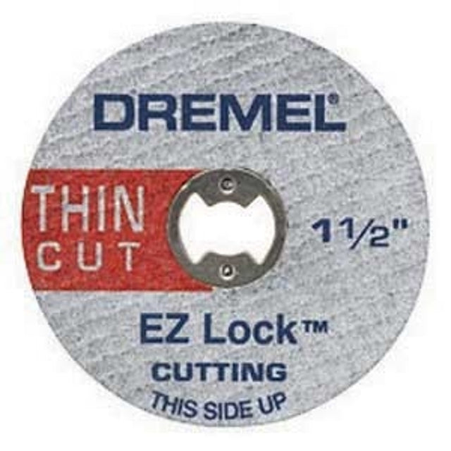Dremel EZ Lock Series EZ456 Cut-Off Wheel, 1-1/2 in Dia, 0.045 in Thick, 1/8 in Arbor