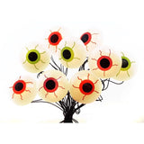 Celebrations Warm White LED Prelit Eyeballs/Bats/Pumpkins/Flying Ghosts Lights, Pack of 24