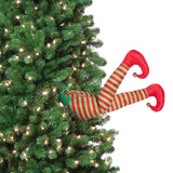 Mr. Christmas Green/Red Elf Kicker Animated Decor 16 in., Pack of 4