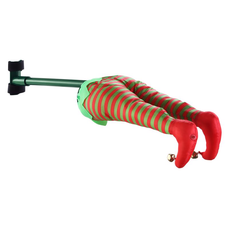 Mr. Christmas Green/Red Elf Kicker Animated Decor 16 in., Pack of 4