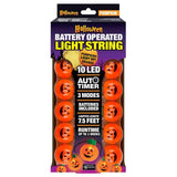 Magic Seasons Assorted 0 in. LED Spooky Light String Halloween Decor, Pack of 12