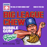 Big League Chew Grape Candy 2.12 oz, Pack of 12