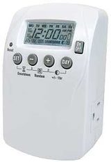 PowerZone TNDHD002 Timer, 15 A, 125 V, 1875 W, 2-Outlet, 7 days Time Setting, 16 On/Off Cycles Per Day Cycle
