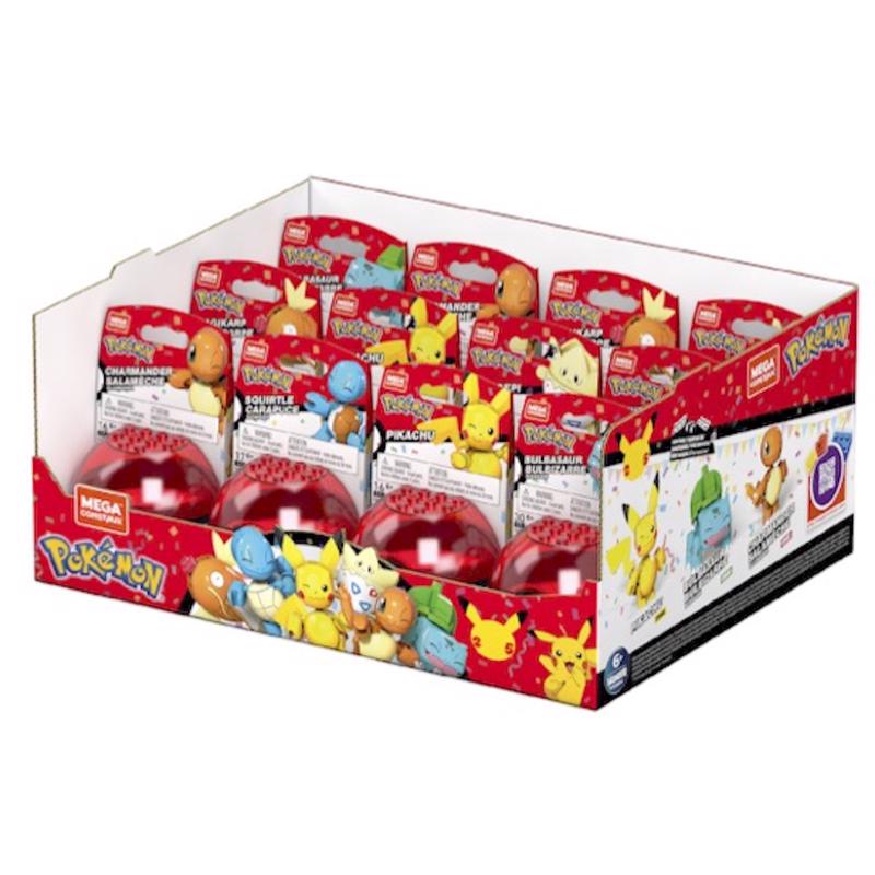 Mega Construx Pokemon Poke Ball Assorted 1 pc, Pack of 12