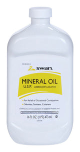 Swan Mineral Oil 16 oz 1 pk, Pack of 12
