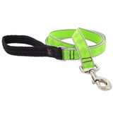LupinePet Reflective Green Diamond Nylon Dog Leash