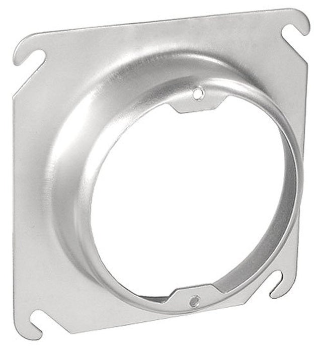 Southwire 52C3-1-UPC Fixture Ring, 4 in L, Square, Steel, Silver, Galvanized