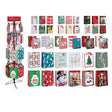 Paper Images Assorted Spinner Rack of Christmas Gift Bag, Pack of 96