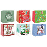 Paper Images X-Jumbo Assorted Christmas Gift Bag, Pack of 24