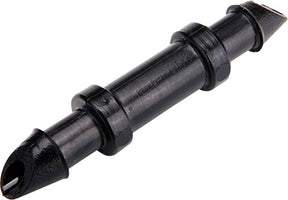 Raindrip 312010B Connector, 1/4 in Connection, Barb, Polypropylene, Black, 10/PK