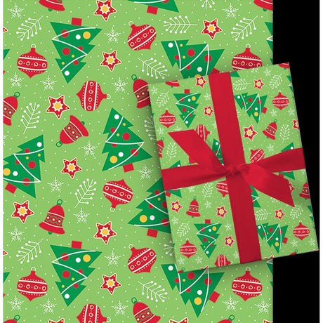 Paper Images Assorted Foil Plaid Gift Wrap, Pack of 36