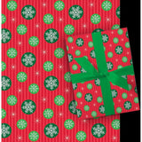 Paper Images Assorted Foil Plaid Gift Wrap, Pack of 36