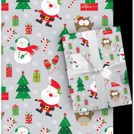 Paper Images Assorted Foil Plaid Gift Wrap, Pack of 36