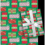 Paper Images Assorted Foil Plaid Gift Wrap, Pack of 36