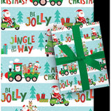 Paper Images Assorted Festive Gift Wrap, Pack of 48