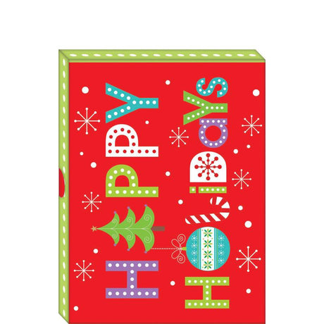 Paper Images Assorted Christmas Gift Card Holder, Pack of 24