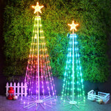 Celebrations LED Multi Ribbon RGB Light 4 ft. Yard Decor
