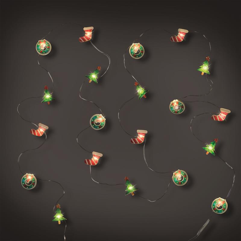 Celebrations LED Micro Dot/Fairy Clear/Warm White 20 ct Novelty Christmas Lights 6.2 ft., Pack of 12