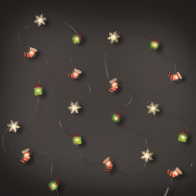 Celebrations LED Micro Dot/Fairy Clear/Warm White 20 ct Novelty Christmas Lights 6.2 ft., Pack of 12