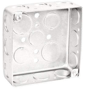 Southwire 52151-1/2DR-UPC Junction Box, 16-Knockout, 1/2 in Knockout, Steel, Silver, Galvanized