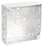 Southwire 52151-S-UPC Junction Box, 17-Knockout, 1/2, 3/4 in Knockout, Steel, Silver, Galvanized