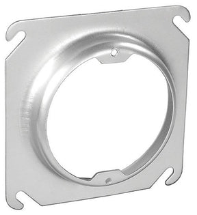 Southwire 52C3-5/8-UPC Fixture Ring, 4 in W, Square, Steel, Silver, Galvanized