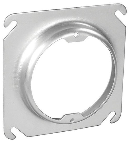 Southwire 52C3-5/8-UPC Fixture Ring, 4 in W, Square, Steel, Silver, Galvanized