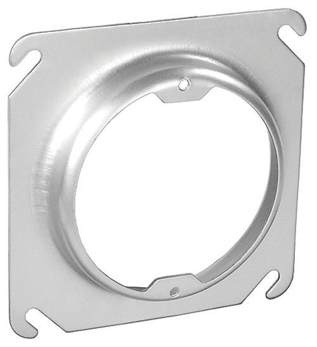 Southwire 52C3-5/8-UPC Fixture Ring, 4 in W, Square, Steel, Silver, Galvanized