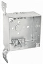 Southwire 52171-FR Bracketed Box, 1/2, 1/2 to 3/4 in Knockout, Steel, Silver, Galvanized, Stud Side