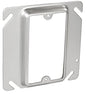 Southwire 52C13-UPC Device Ring, 4 in W, Square, 1-Gang, Steel, Silver, Galvanized