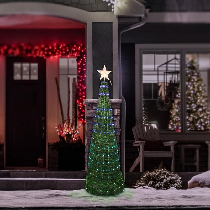 Celebrations LED Multi Pop Up 6 ft. Yard Decor