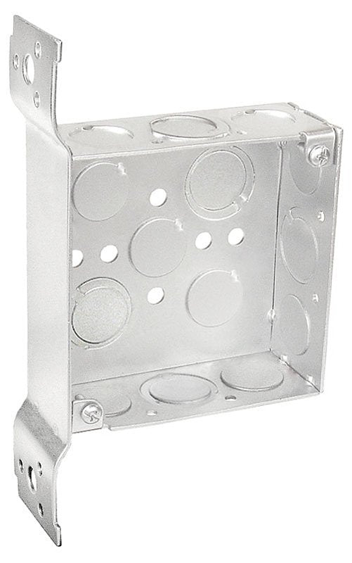 Southwire 52151-FS-UPC Electrical Box, 14-Knockout, 1/2 in, Steel, Galvanized