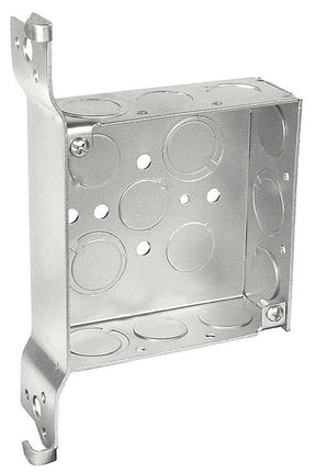 Southwire 52151-SWB-UPC Junction Box, 14-Knockout, 1/2, 3/4 in Knockout, Steel, Silver, Galvanized, Stud