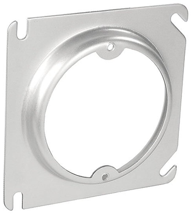 Southwire 52C3-UPC Fixture Ring, 4 in W, Square, Steel, Silver, Galvanized