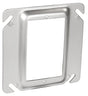 Southwire 52C62-UPC Device Ring, 4 in W, Square, 1-Gang, Steel, Silver, Galvanized
