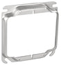 Southwire 52C17-UPC Device Ring, 4 in W, Square, 2-Gang, Steel, Silver, Galvanized