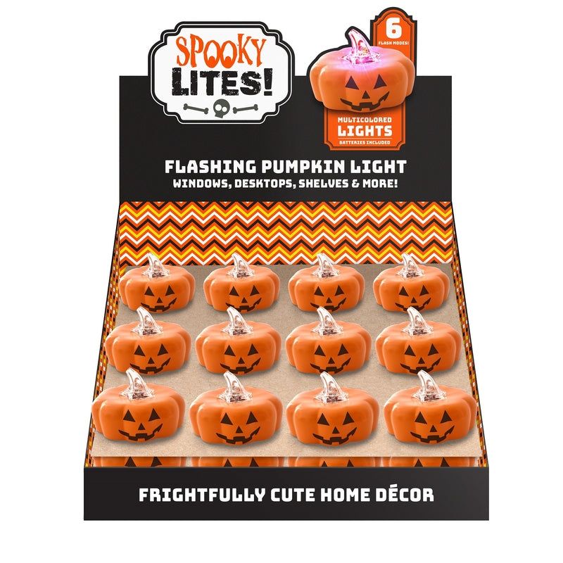 DM Merchandising Spooky Lites Multicolored 3 in. Flashing Lights, Pack of 24