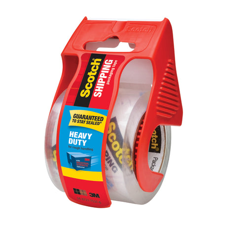 3M Scotch 2 in. W X 800 in. L Heavy-Duty Packaging Tape with Dispenser, Pack of 6