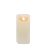 Gerson Bisque no scent Scent Flameless Pillar Candle, Pack of 6