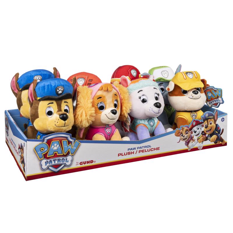 Spin Master Paw Patrol Plush Toys Assorted 1 pc, Pack of 8