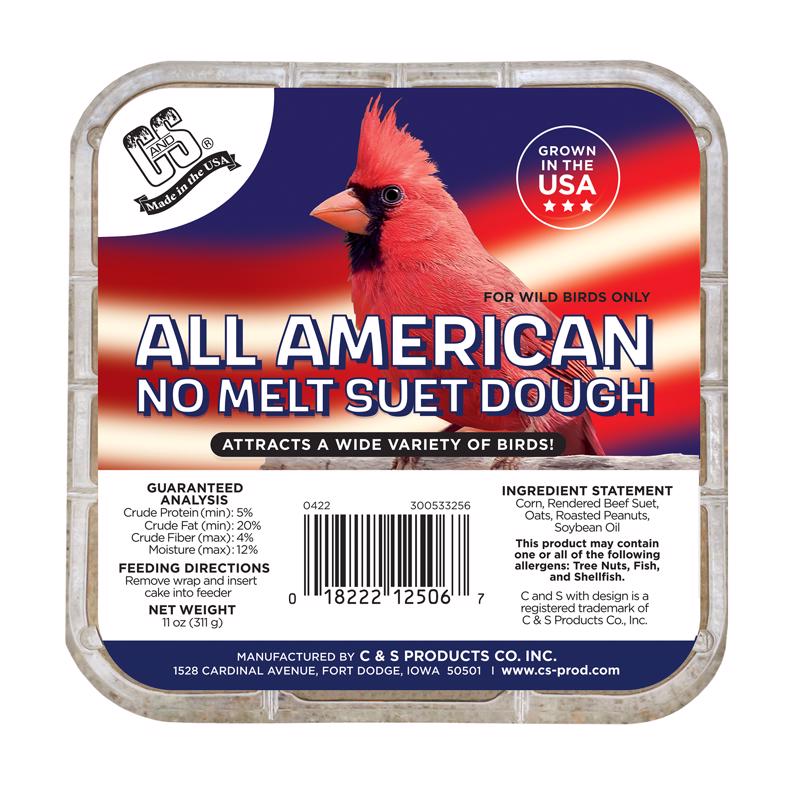 C&S Products Wild Bird Corn Dough 11 oz, Pack of 12