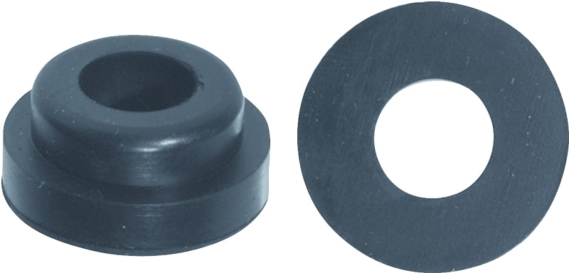Danco 38809B Cone Faucet Washer, 9/32 in ID x 27/32 in OD Dia, 3/8 in Thick, Rubber, Pack of 5